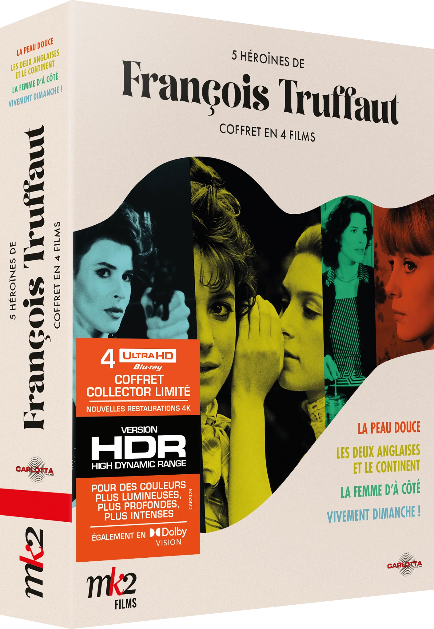 Coffret 5 Héroïnes de François Truffaut