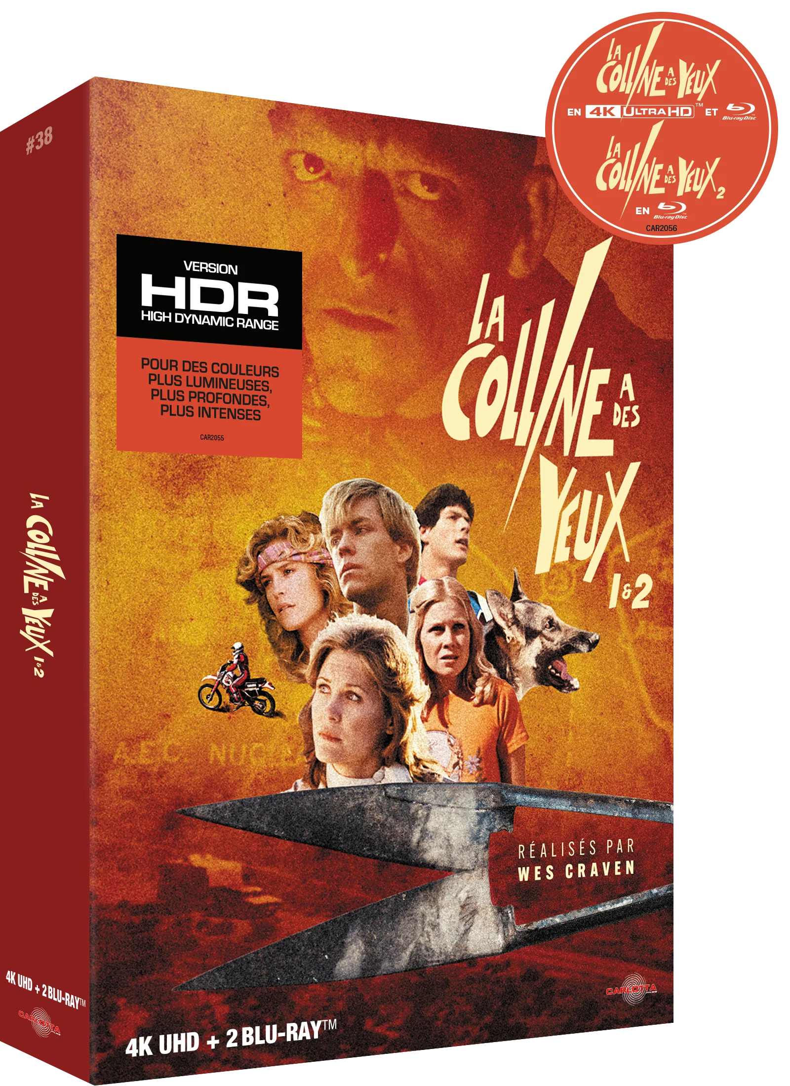 La colline a des yeux 1 & 2 - Édition Prestige Limitée UHD + Blu-ray + Memorabilia