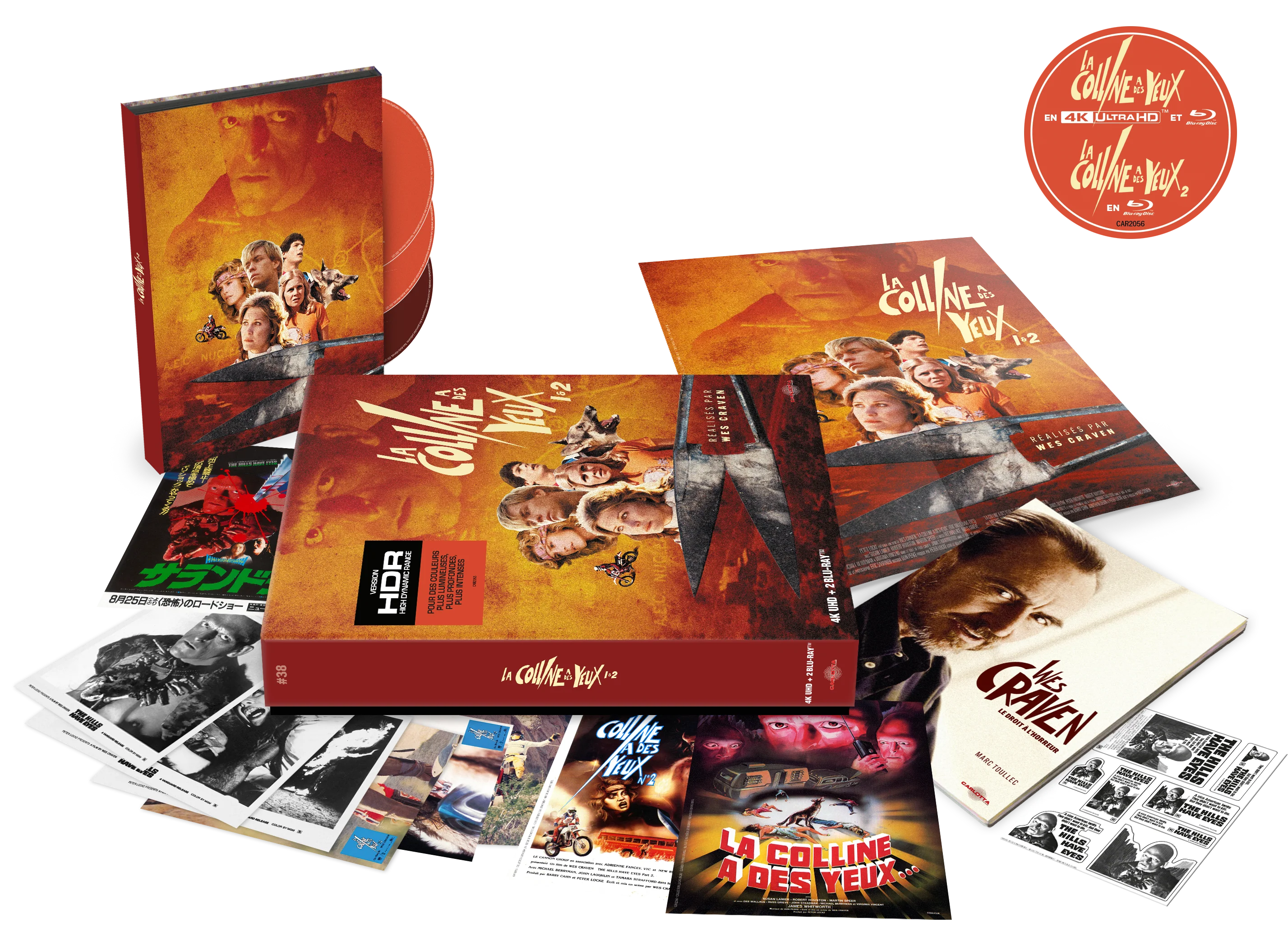 La colline a des yeux 1 & 2 - Édition Prestige Limitée UHD + Blu-ray + Memorabilia - Image 2